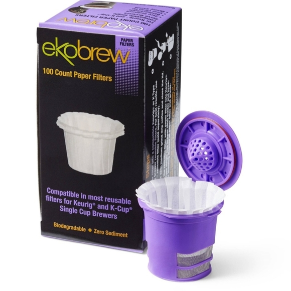 Ekobrew Paper Coffee Filters - 200 Count - Picture 2 of 10